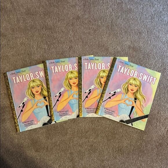 Taylor Swift Illustrated  “a little Golden Book” Books Set - Picture 1 of 4
